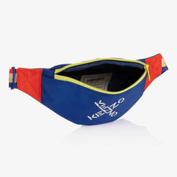 كينزو كيدز-حقيبة حزام كانفاس لون أزرق (29 سم) | Childrensalon Outlet