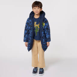KENZO KIDS-Boys Beige Twill Cotton Trousers | Childrensalon Outlet