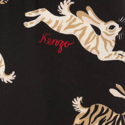 KENZO KIDS-شورت قطن لون أسود للأولاد | Childrensalon Outlet