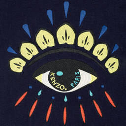 KENZO KIDS-Boys Blue Eye Logo Sweater | Childrensalon Outlet