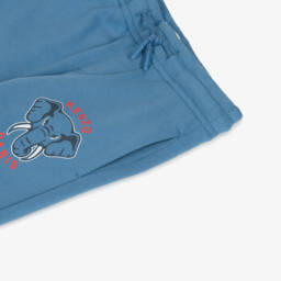 KENZO KIDS-بنطلون رياضي مزيج قطن لون أزرق للأولاد | Childrensalon Outlet
