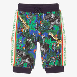 KENZO KIDS-Boys Blue Jungle Joggers | Childrensalon Outlet
