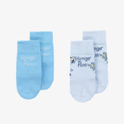 KENZO KIDS-Детские синие вязаные носки для мальчиков | Childrensalon Outlet