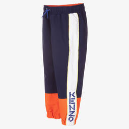KENZO KIDS-Синие джоггеры для мальчиков | Childrensalon Outlet