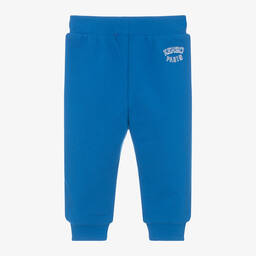 KENZO KIDS-جوغرز بطبعة فارسيتي تايغر قطن لون أزرق فاقع | Childrensalon Outlet