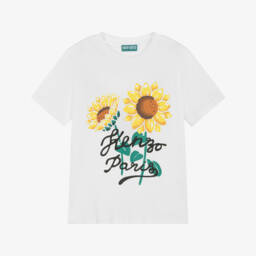 KENZO KIDS-Boys Bright Bloom Cotton Tee | Childrensalon Outlet