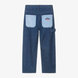 KENZO KIDS-Классические синие джинсы для мальчиков | Childrensalon Outlet
