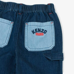 KENZO KIDS-Boys Classic Blue Denim Trousers | Childrensalon Outlet