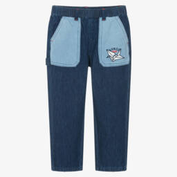KENZO KIDS-Boys Classic Blue Denim Trousers | Childrensalon Outlet