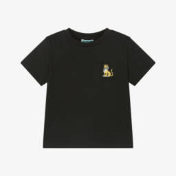 KENZO KIDS-Boys Ebony Graphic Cotton Tee | Childrensalon Outlet