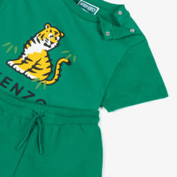 KENZO KIDS-Boys Emerald Tiger Comfort Set | Childrensalon Outlet
