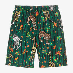 KENZO KIDS-شورت سباحة لون أخضر للأولاد | Childrensalon Outlet