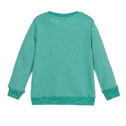 KENZO KIDS-Boys Green Tiger Sweatshirt | Childrensalon Outlet