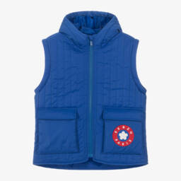 KENZO KIDS-جاكيت هودي لون أزرق للأولاد | Childrensalon Outlet