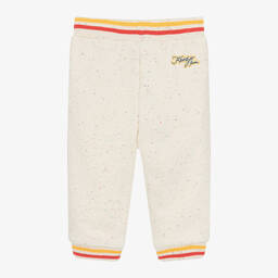 KENZO KIDS-Boys Ivory Cotton Jersey Joggers | Childrensalon Outlet