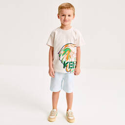 KENZO KIDS-Boys Light Blue KOTORA Shorts | Childrensalon Outlet