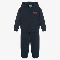 KENZO KIDS-Boys Navy Blue Cotton Tracksuit | Childrensalon Outlet