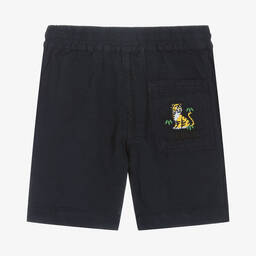 KENZO KIDS-Boys Navy Blue KOTORA Shorts | Childrensalon Outlet