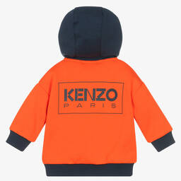 KENZO KIDS-Оранжевый спортивный костюм из хлопка для мальчиков | Childrensalon Outlet