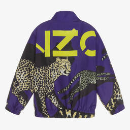 KENZO KIDS-توب بسحَّاب لون بنفسجي للأولاد | Childrensalon Outlet