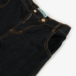 KENZO KIDS-جينز دنيم بقصة واسعة لون أزرق داكن للأولاد | Childrensalon Outlet