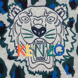 KENZO KIDS-Boys Tiger Knitted Sweater | Childrensalon Outlet