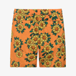 KENZO KIDS-Boys Vibrant Sunflower Cotton Shorts | Childrensalon Outlet