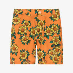 KENZO KIDS-Boys Vibrant Sunflower Cotton Shorts | Childrensalon Outlet