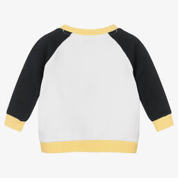 KENZO KIDS-Boys White & Blue Elephant Sweatshirt | Childrensalon Outlet