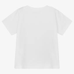 KENZO KIDS - Boys White Cotton Boke Flower T-Shirt | Childrensalon Outlet