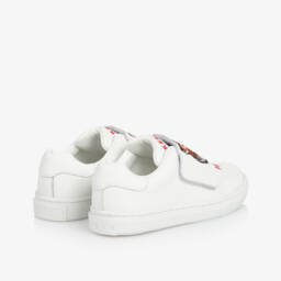 KENZO KIDS-Boys White Leather Tiger Sneakers | Childrensalon Outlet