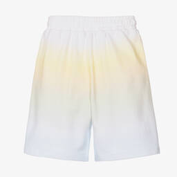 KENZO KIDS-Boys Yellow & Blue Gradient Cotton Shorts | Childrensalon Outlet