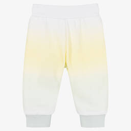 KENZO KIDS-Boys Yellow & Blue Gradient Logo Joggers | Childrensalon Outlet