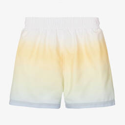 KENZO KIDS-Желто-голубые плавки-шорты с градиентным эффектом | Childrensalon Outlet