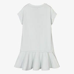 KENZO KIDS-Girls Blue Elephant Logo T-Shirt Dress  | Childrensalon Outlet
