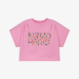 KENZO KIDS-Футболка свободного кроя из хлопка для девочек | Childrensalon Outlet