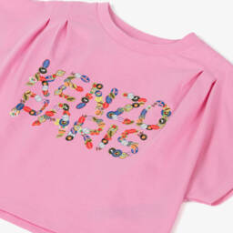KENZO KIDS-Футболка свободного кроя из хлопка для девочек | Childrensalon Outlet