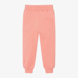 KENZO KIDS-Girls Cotton Logo Joggers in Pink | Childrensalon Outlet