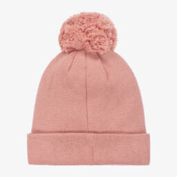 KENZO KIDS-Girls Elephant Pink Knit Hat | Childrensalon Outlet