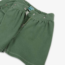 KENZO KIDS-Girls Emerald Stretch Denim Skort | Childrensalon Outlet
