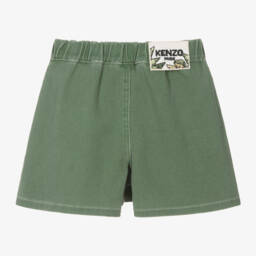 KENZO KIDS-Girls Emerald Stretch Denim Skort | Childrensalon Outlet