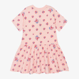 KENZO KIDS-Girls Floral Cotton Jersey Dress | Childrensalon Outlet