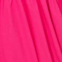 KENZO KIDS-Girls Fuchsia Pink Cotton Poplin Dress | Childrensalon Outlet