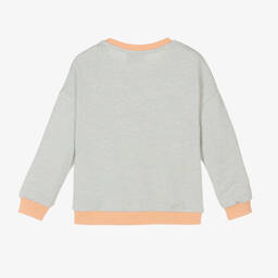 KENZO KIDS-Серый хлопковый свитшот со слоном | Childrensalon Outlet