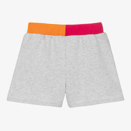 KENZO KIDS-Girls Grey Cotton Tiger Shorts | Childrensalon Outlet