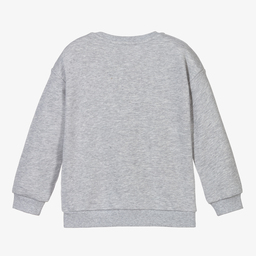 KENZO KIDS-Girls Grey Elephant Sweatshirt | Childrensalon Outlet