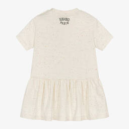 KENZO KIDS-Girls Ivory Cotton Varsity Tiger Dress | Childrensalon Outlet