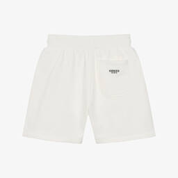 KENZO KIDS-Girls Ivory Floral Cotton Shorts | Childrensalon Outlet