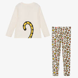 KENZO KIDS-Girls Ivory KOTORA Tiger Leggings Set | Childrensalon Outlet