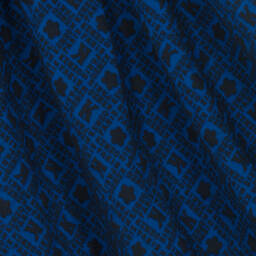 KENZO KIDS-فستان بوك فلاور جاكار لون أزرق | Childrensalon Outlet